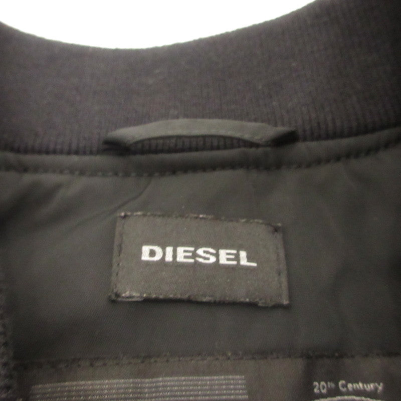 【中古】DIESEL | ディーゼル ミリタリージャケット ブラック サイズ:M