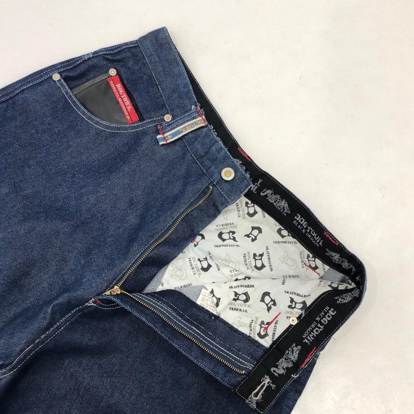 【中古】DOGTOWN | ドッグタウン デニムパンツ サイズ:L ブルー