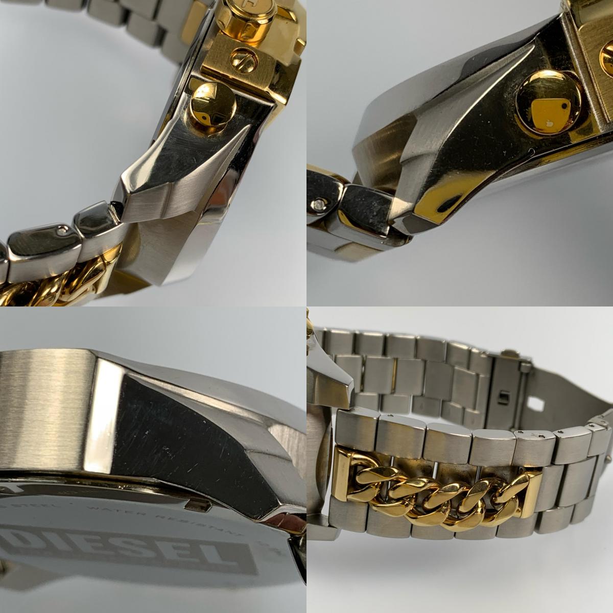 【中古】DIESEL | ディーゼル MEGA CHIEF 腕時計 DZ-4672 シルバー