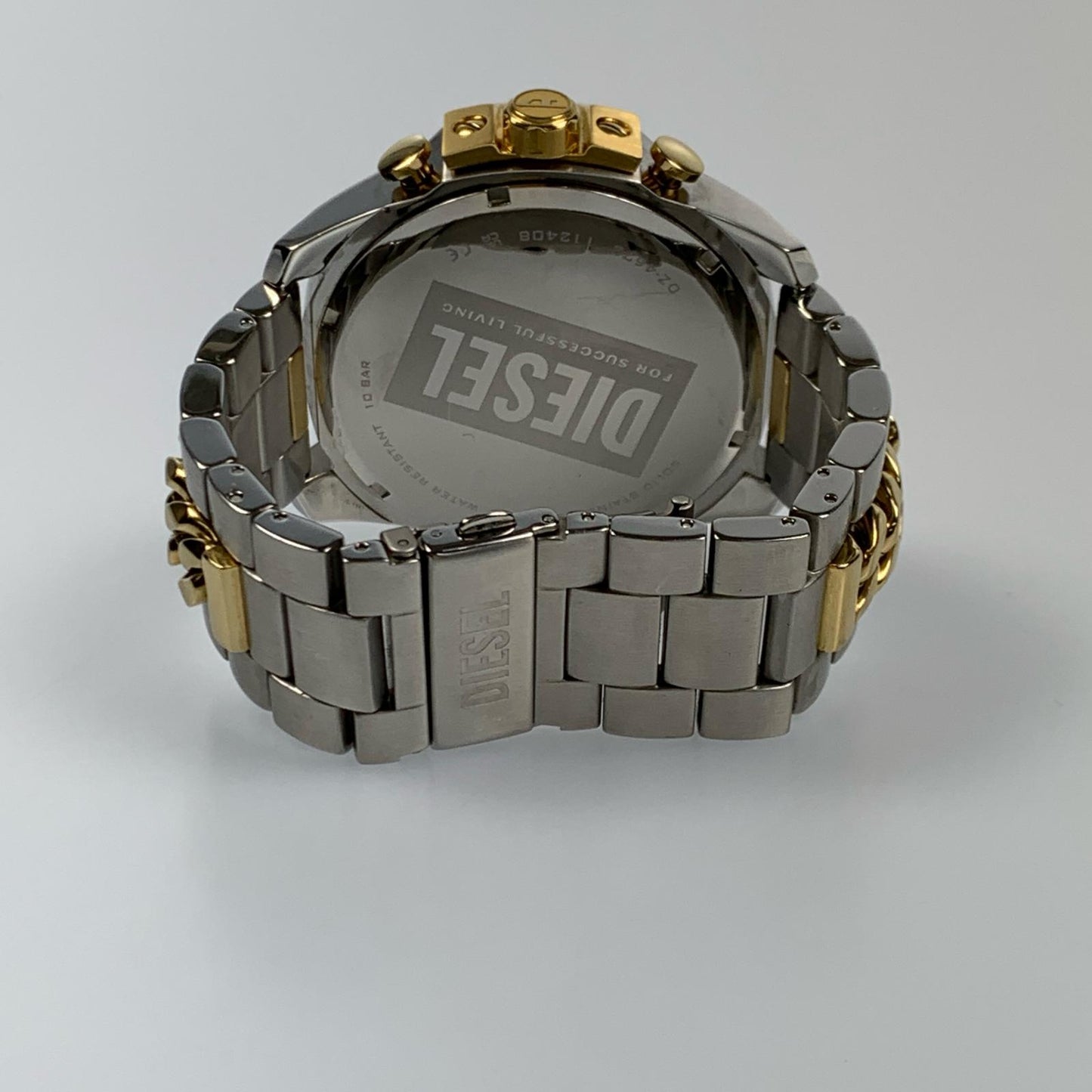 【中古】DIESEL | ディーゼル MEGA CHIEF 腕時計 DZ-4672 シルバー