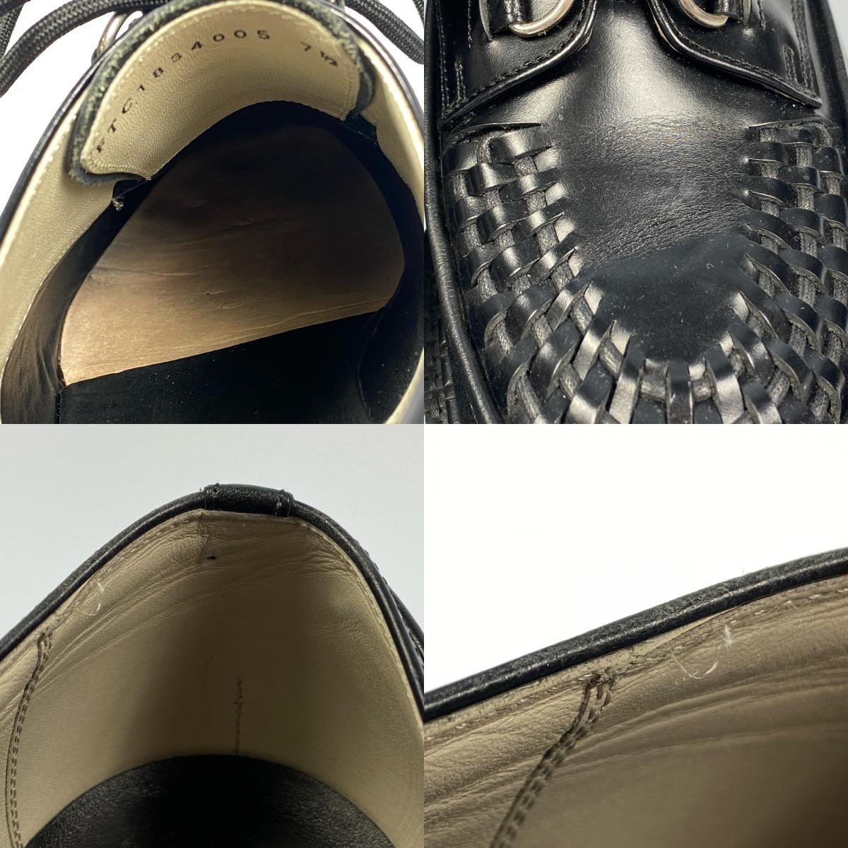 【中古】foot the coacher | フットザコーチャー CHAOS D-RING SHOES BRAIDED その他靴 FTC1834005 レザーシューズ ブラック
