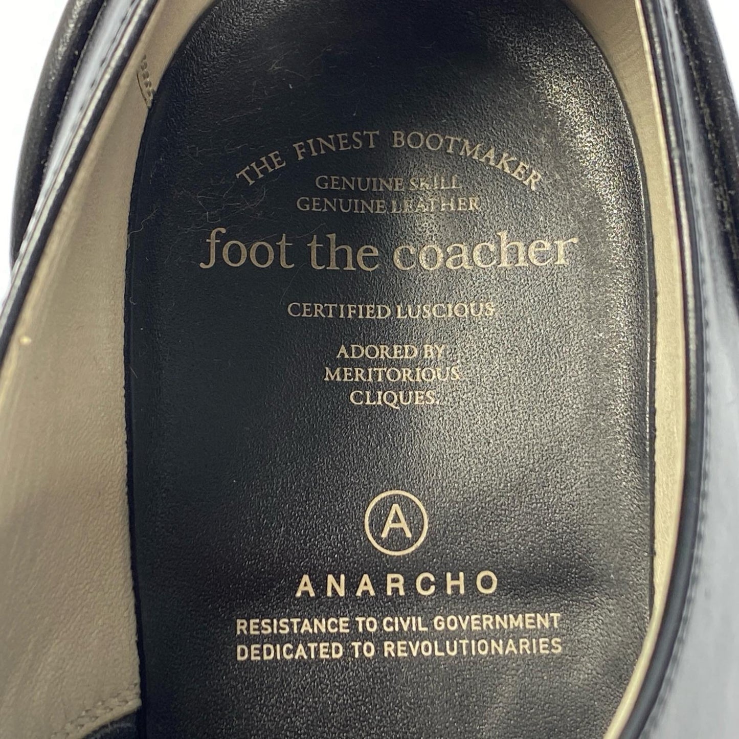 【中古】foot the coacher | フットザコーチャー CHAOS D-RING SHOES BRAIDED その他靴 FTC1834005 レザーシューズ ブラック