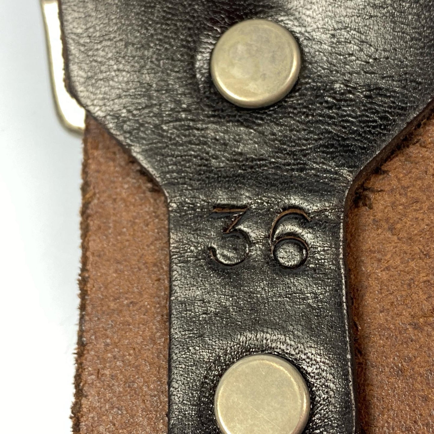 【中古】HTC | エイチティーシー Leather Studs Belt Overlay Peanuts Snake ベルト サイズ:W:36 ブラック