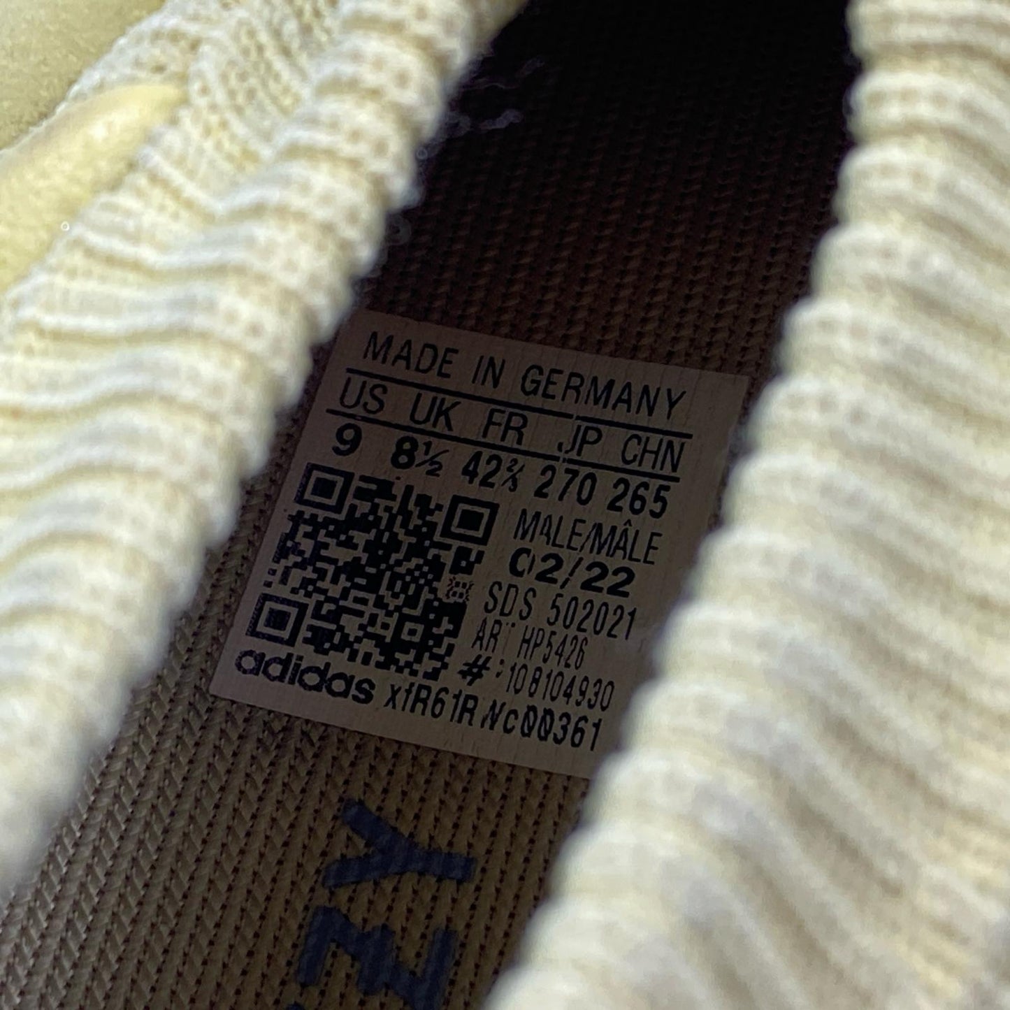 【中古】adidas | アディダス YEEZY 450 SULFUR スニーカー HP5426 2022S/S 27.0cm イエロー