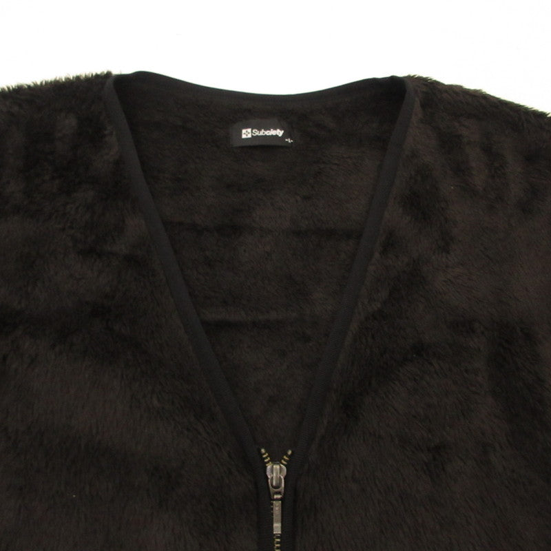 【中古】Subciety | サブサエティ FLEECE ZIP CARDIGAN カーディガン 2022A/W サイズ:L