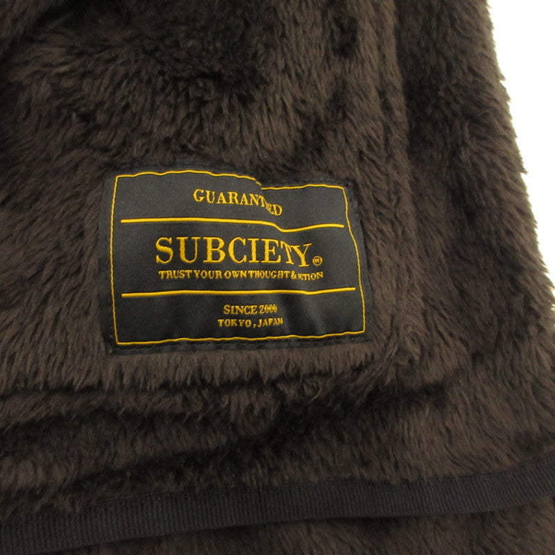 【中古】Subciety | サブサエティ FLEECE ZIP CARDIGAN カーディガン 2022A/W サイズ:L