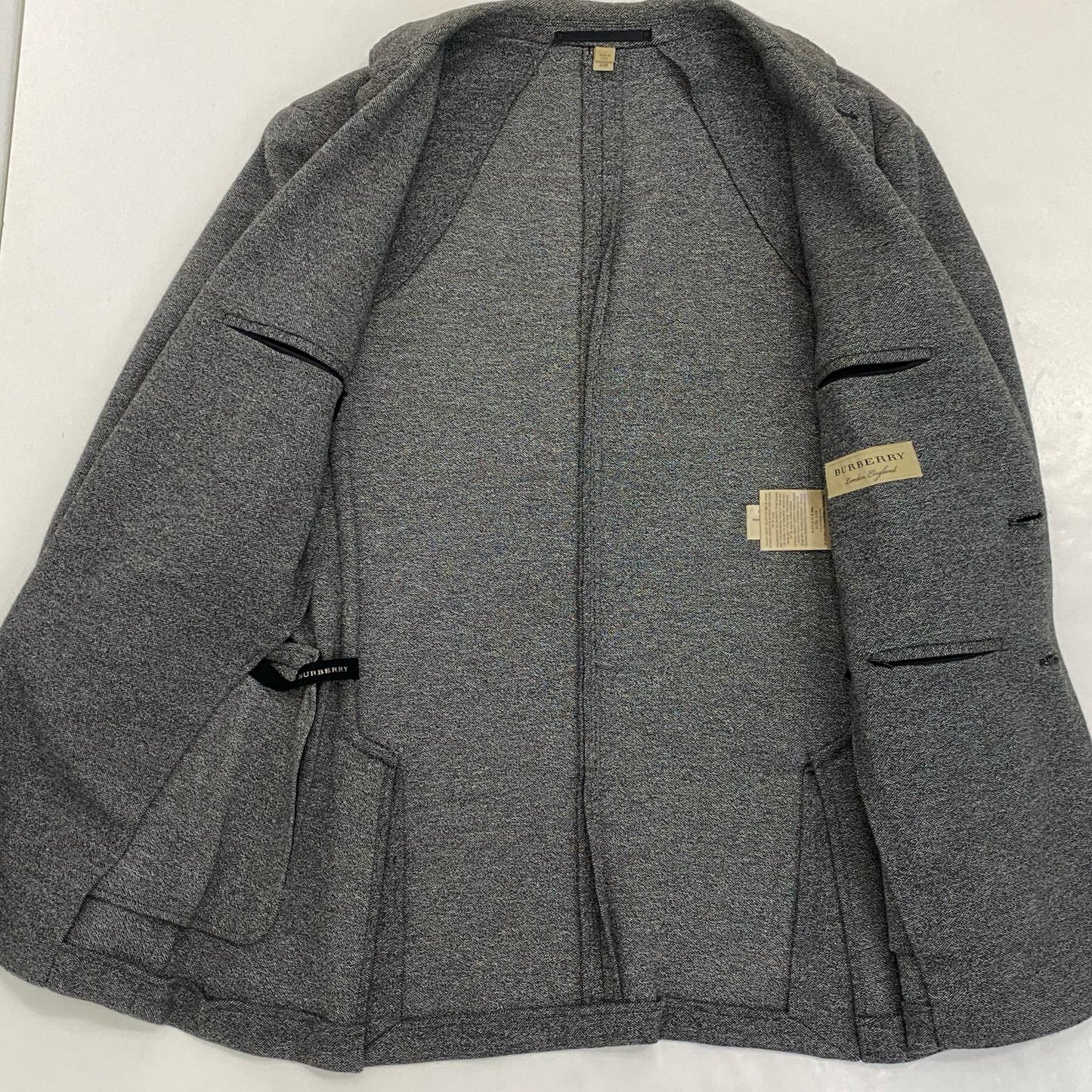 【中古】BURBERRY London England | バーバリーロンドンイングランド テーラードジャケット 4061916 50R グレー