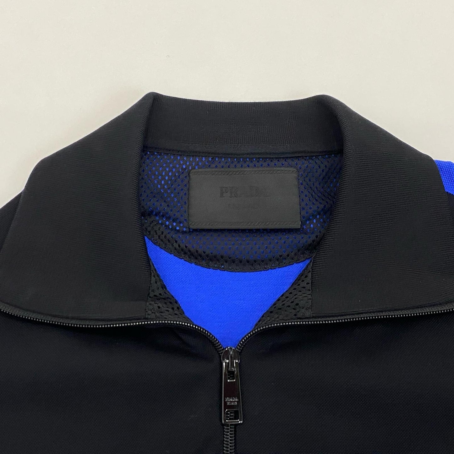 【中古】PRADA | プラダ ジャージ UJL047 トラックジャケット 2018年製 国内正規品 ブルー サイズ:M