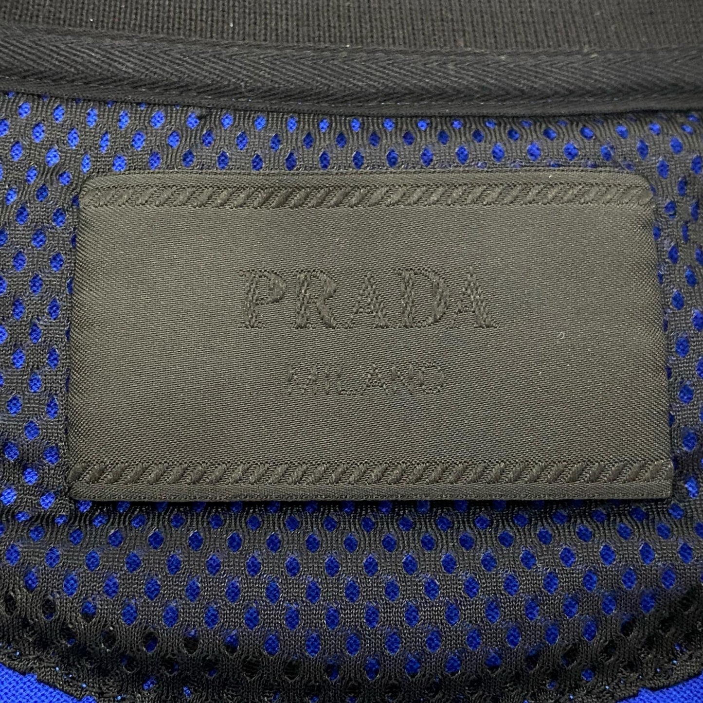 【中古】PRADA | プラダ ジャージ UJL047 トラックジャケット 2018年製 国内正規品 ブルー サイズ:M