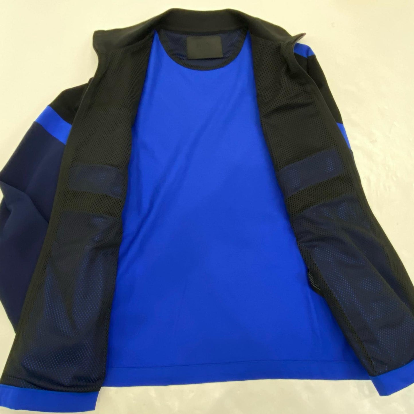 【中古】PRADA | プラダ ジャージ UJL047 トラックジャケット 2018年製 国内正規品 ブルー サイズ:M