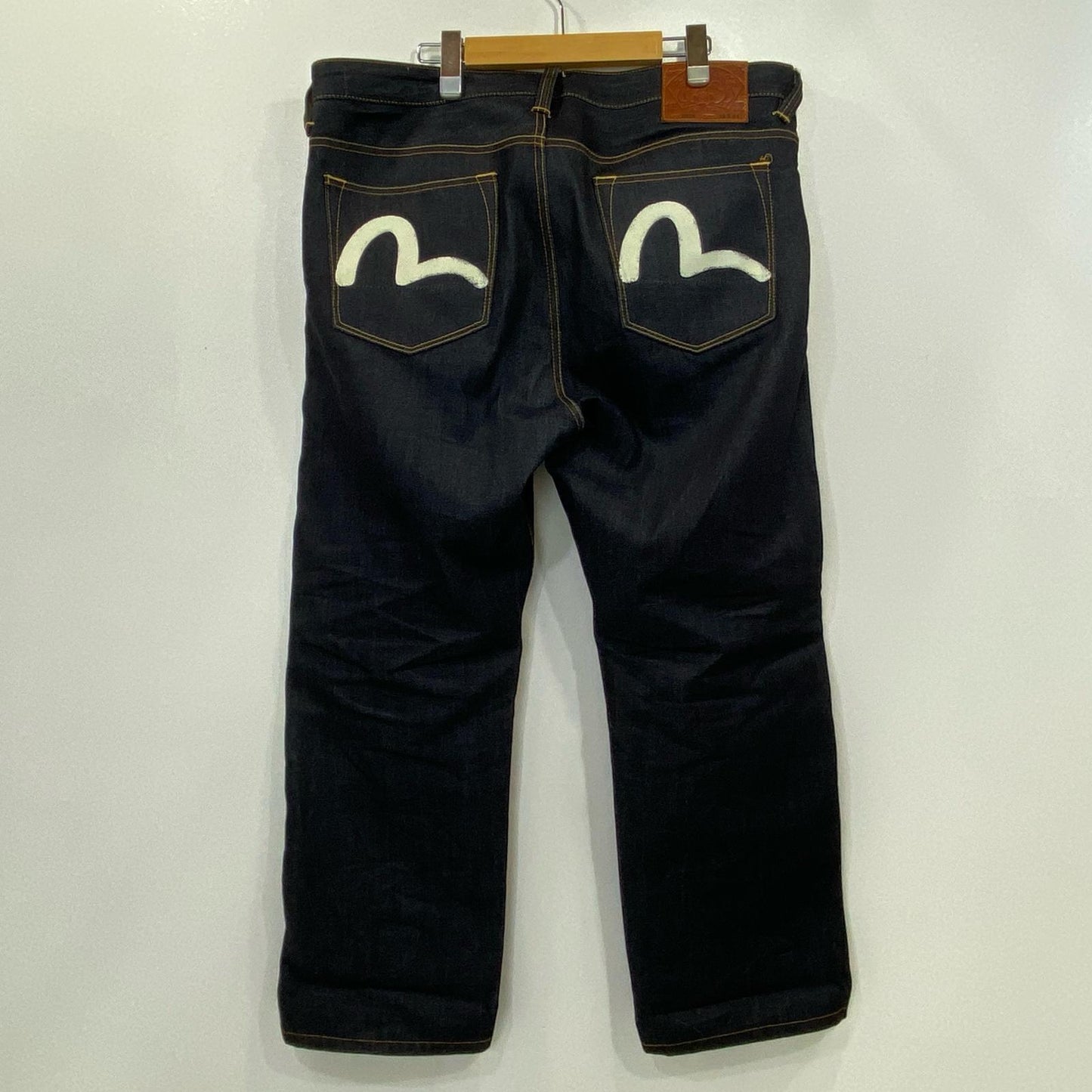 【中古】EVISU | エヴィス Seagull Print Pockets Regular Fit Jeans #2020 デニムパンツ 2EAHTM5JE123320DN W:36 ネイビー