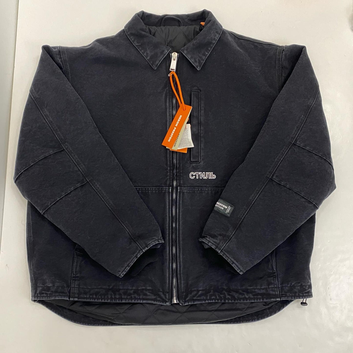 【中古】HERON PRESTON | ヘロンプレストン ブルゾン HMEA062S22FAB001 2022S/S ブラック サイズ:L