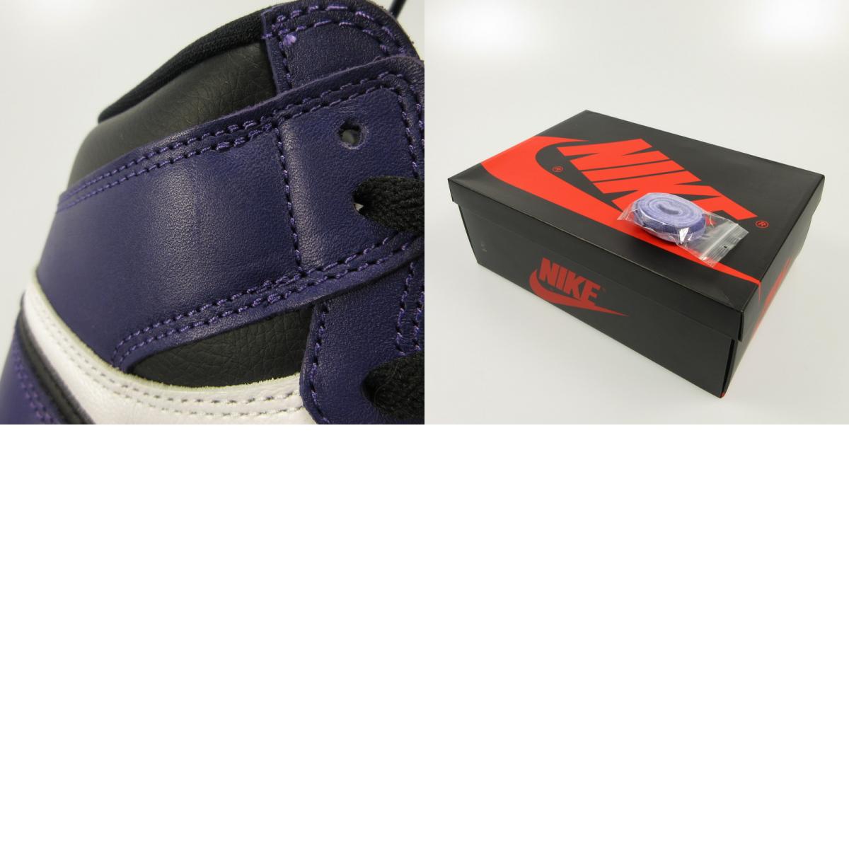 NIKE | ナイキ AIR JORDAN RETRO 1 HIGH OG COURT PURPLE スニーカー 555088-500 年式:2020S/S パープル 27cm【姫路東店】