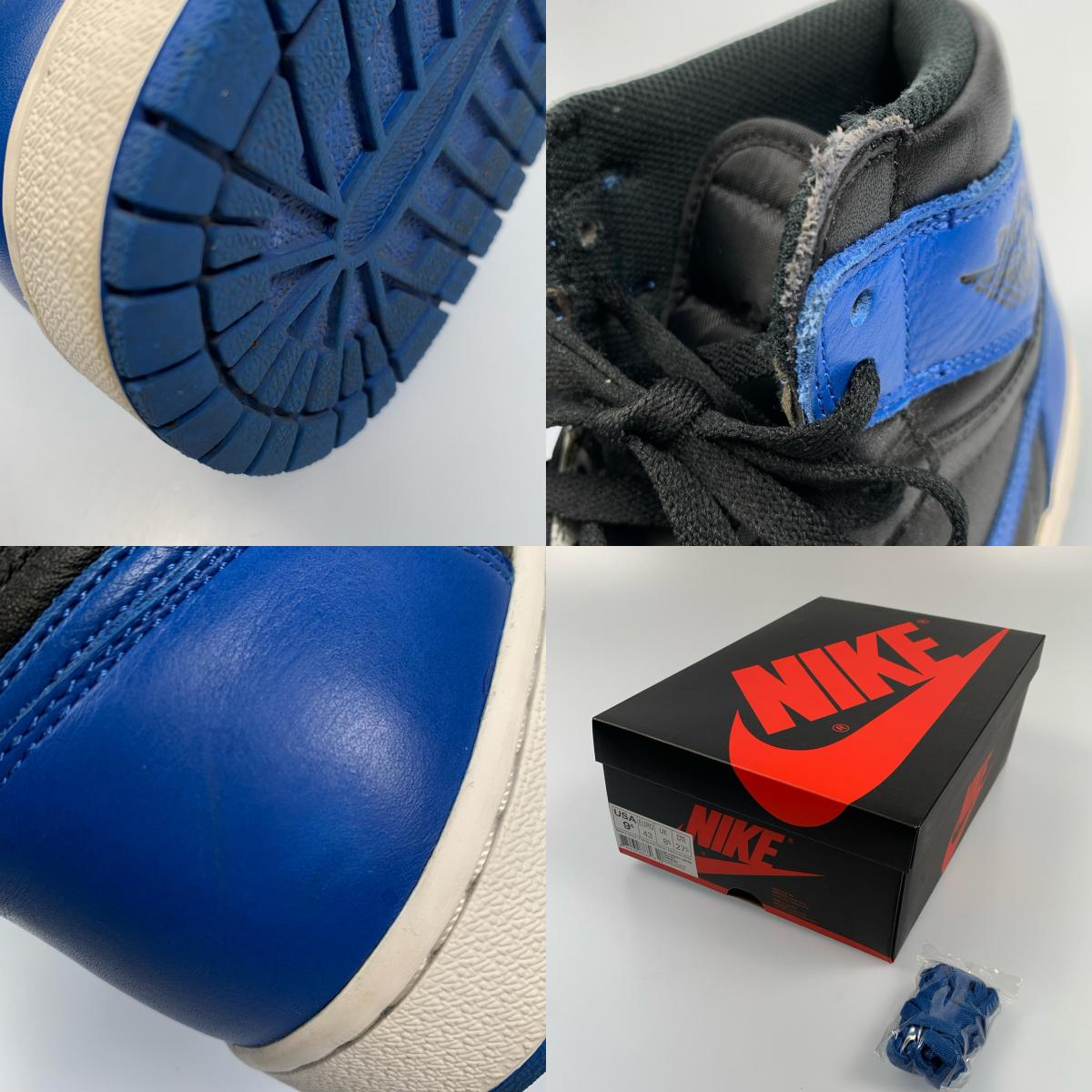 NIKE | ナイキ Air Jordan 1 Retro High OG 'Royal' スニーカー 555088-007 サイズ:27.5cm ブラック【姫路東店】