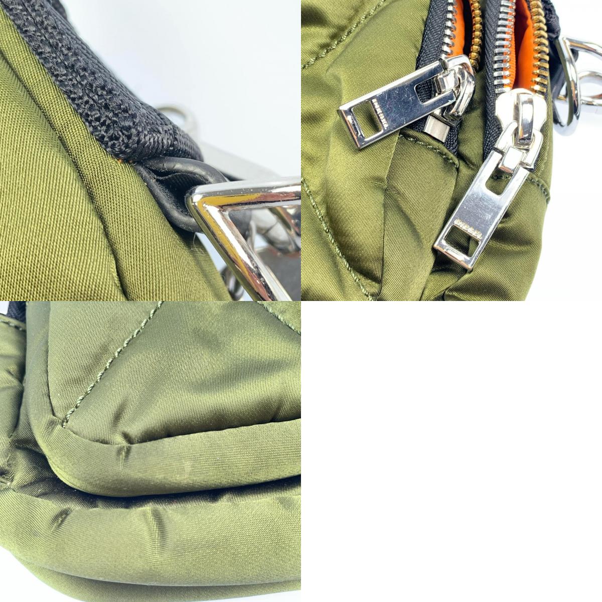 【中古】DIESEL | ディーゼル ショルダーバッグ X07656 カーキ