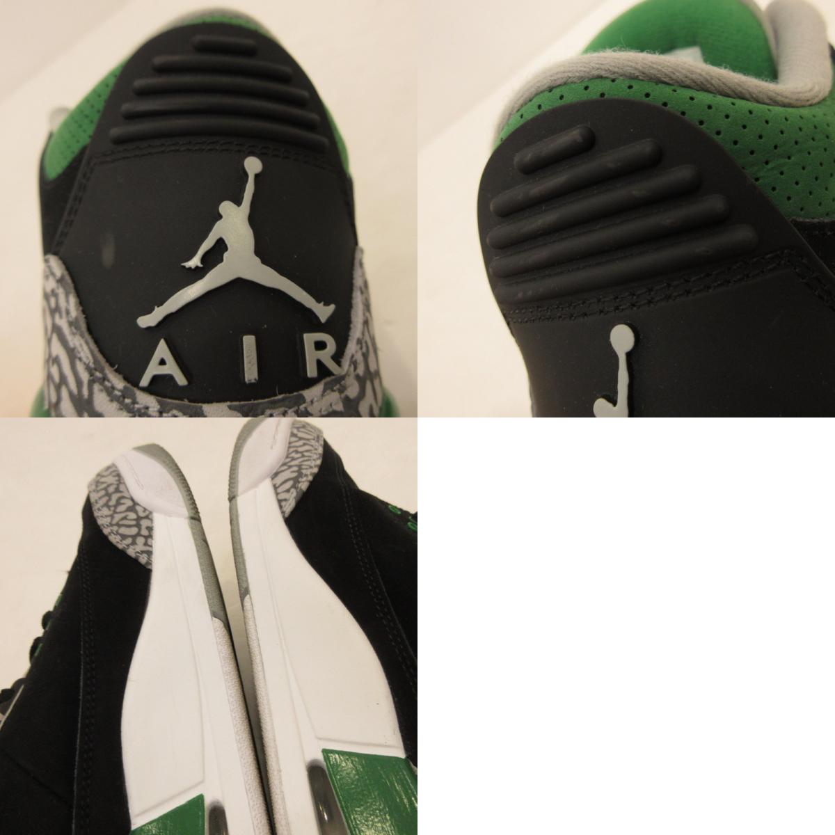 NIKE | ナイキ AIR JORDAN 3 RETRO スニーカー CT8532-030 グリーン 28cm【姫路東店】