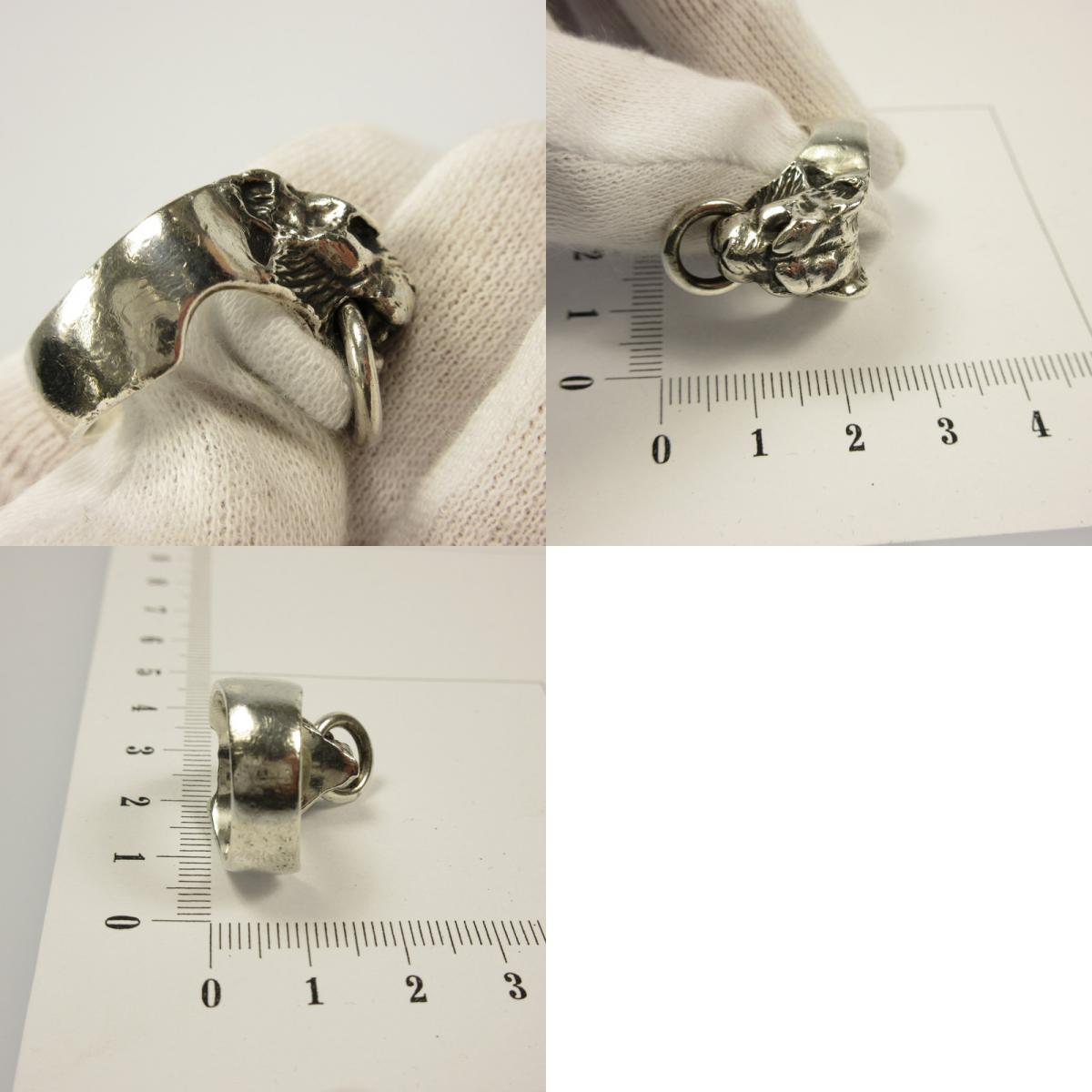 CRAZY PIG | クレイジーピッグ SMALL TIGER HEAD RING リング・指輪 シルバー【姫路東店】