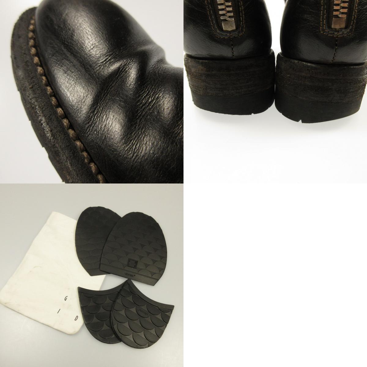 【中古】 Back Zip Boots ブーツ 986X ブラック