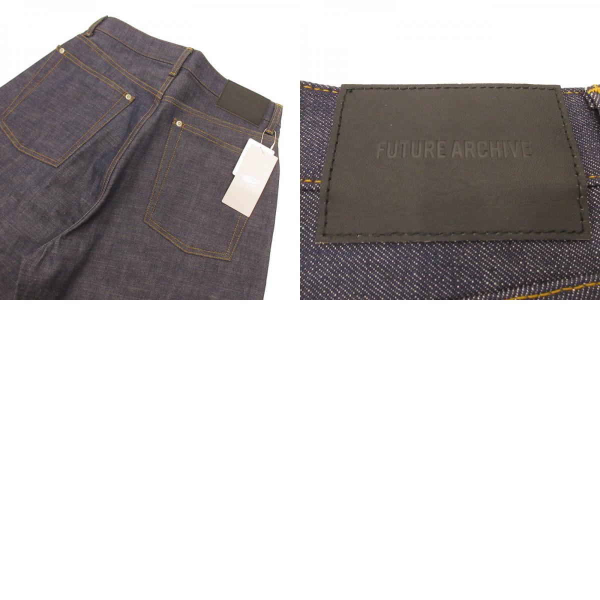 【中古】BEAMS | ビームス STRAIGHT RIGID DENIM デニムパンツ 11-21-1647-791 future archive ネイビー サイズ:S