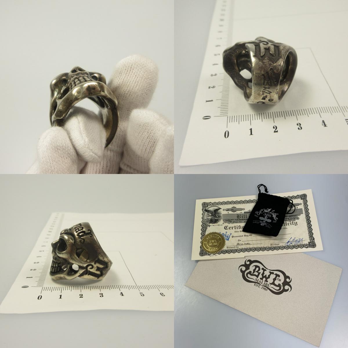 BILL WALL LEATHER | ビルウォールレザー Nomad Master Skull Ring Limited リング・指輪 R303 シルバー