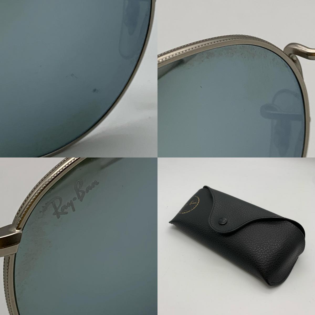 【Used】RAY BAN | Ray-Ban ROUND METAL Sunglasses RB3447 Size: 50□21 Silver