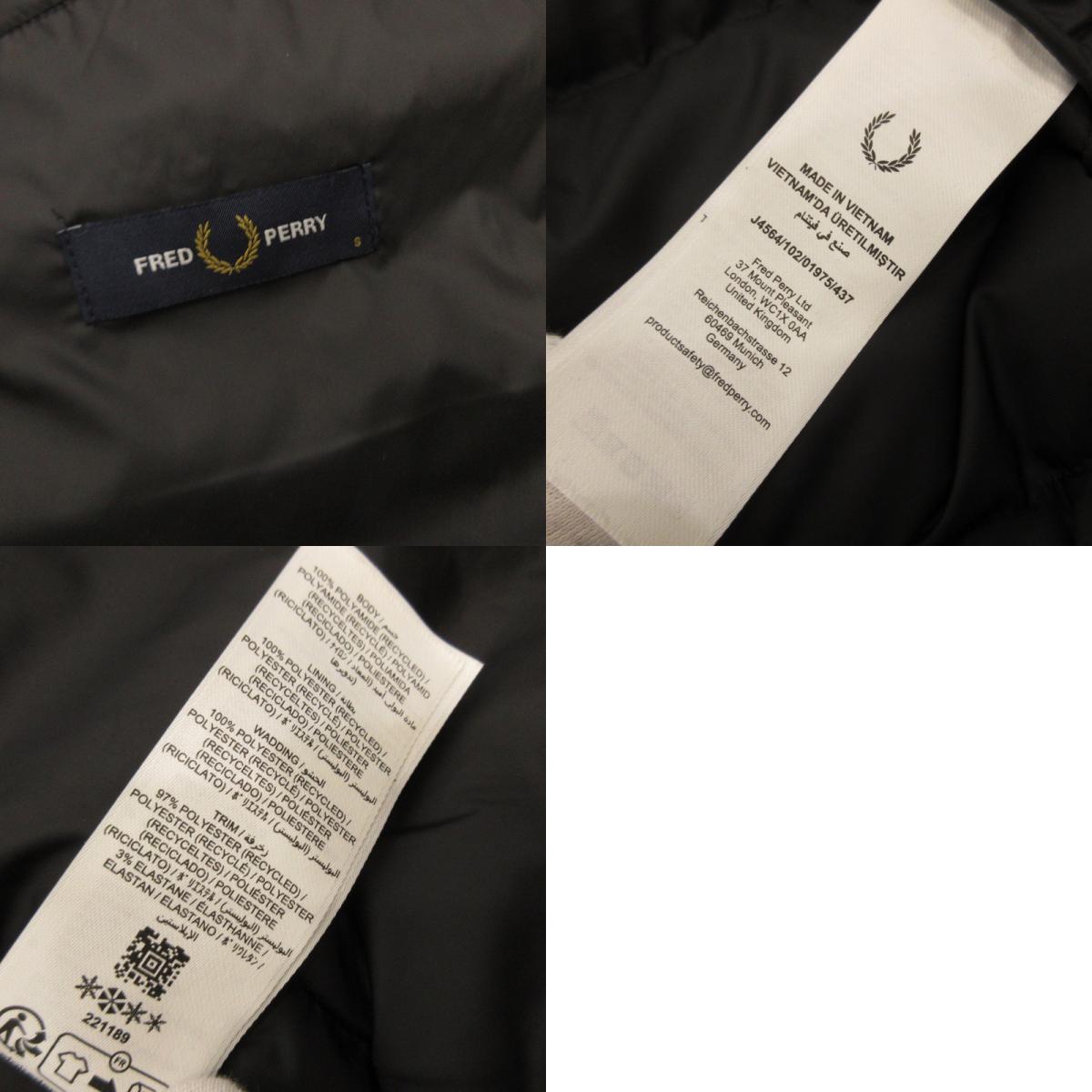 FRED PERRY | FRED PERRY INSULATED JACKET J4564 Black Size: S
