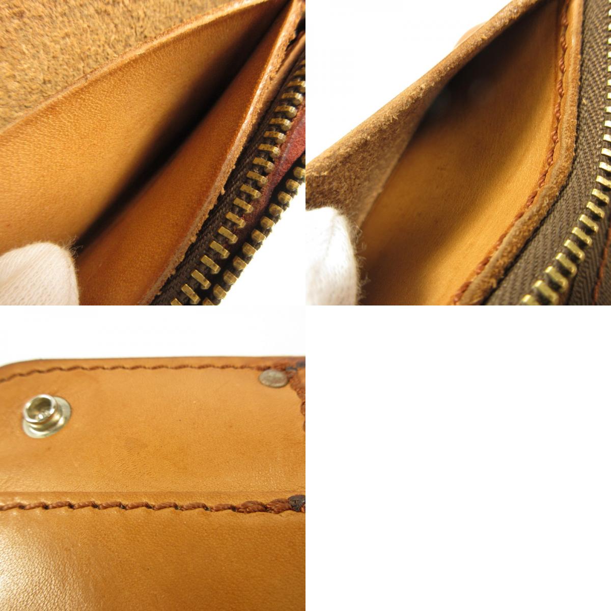 【中古】LARRY SMITH | ラリースミス SHELL CONCHA CUSTOM TRUCKERS WALLET 長財布 ブラウン