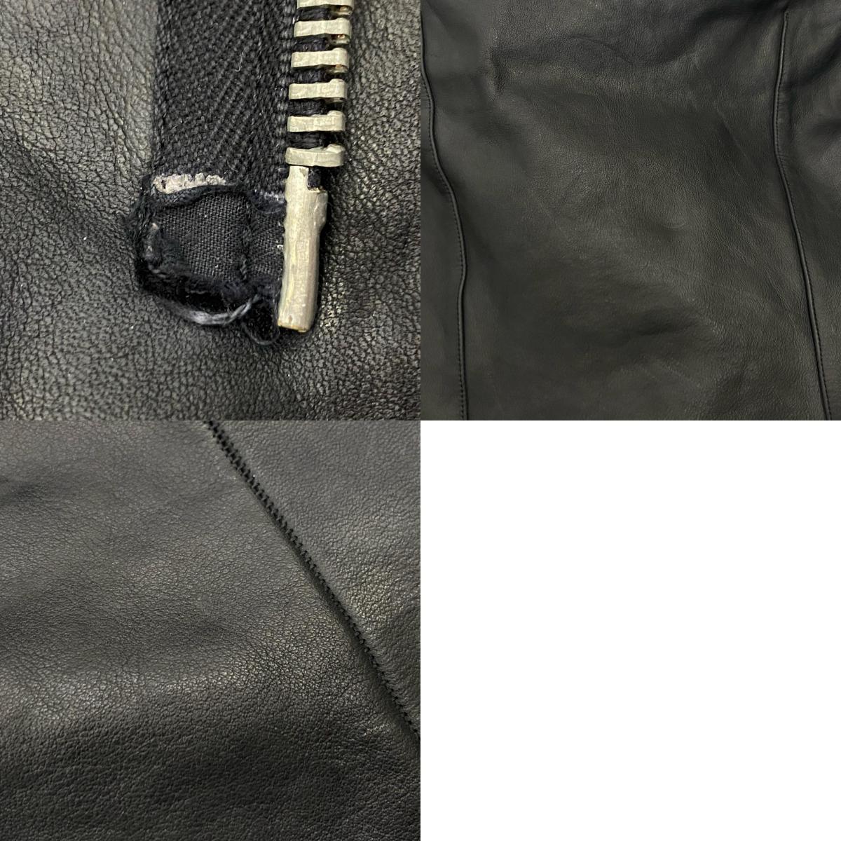 Rick Owens | リックオウエンス レザー レザージャケット ブラック サイズ:40【姫路東店】