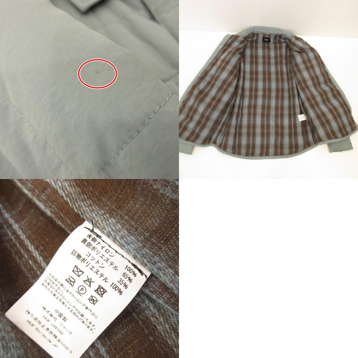 【中古】HUF | ハフ VILLARD SHACKET その他アウター ライトブルー サイズ:L