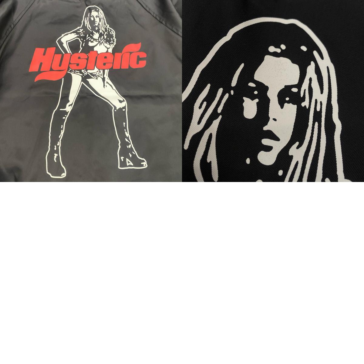 【中古】HYSTERIC GLAMOUR | ヒステリックグラマー REVERB WOMAN スタンドカラージャケット ナイロンジャケット 02261AB02 2026S/S ブラック サイズ:M