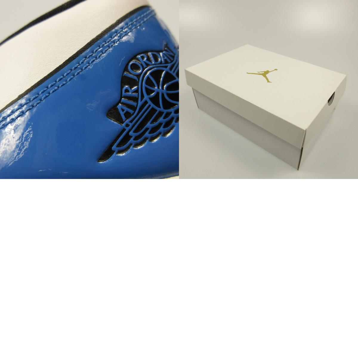 【中古】NIKE | ナイキ AIR JORDAN 1 MID スニーカー DD6834-402 ブルー 28cm