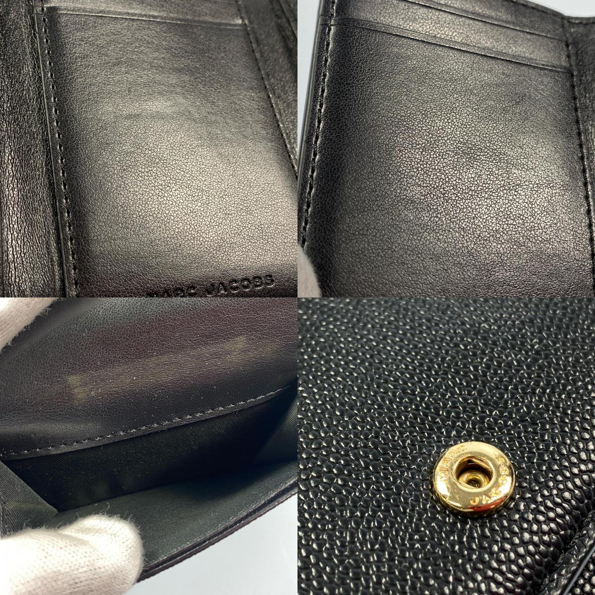 MARC JACOBS | マークジェイコブス MEDIUM TRIFOLD 長財布 S116M06SP21 コンパクトウォレット ブラック【姫路東店】