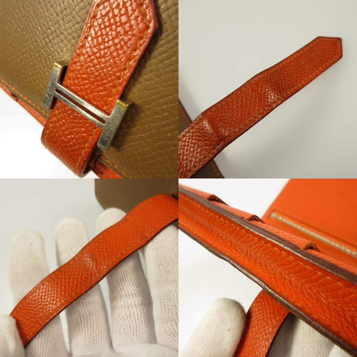 HERMES | Hermes Bearn Soufflet Alzane Long Wallet Year: □G Engraved