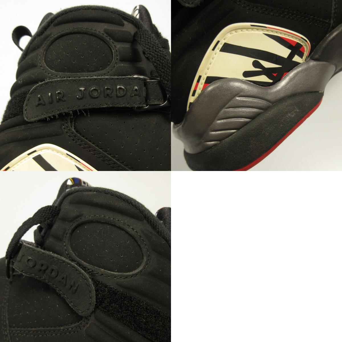 【中古】NIKE | ナイキ AIR JORDAN VIII RETRO スニーカー 305381-061 ブラック 27.5cm