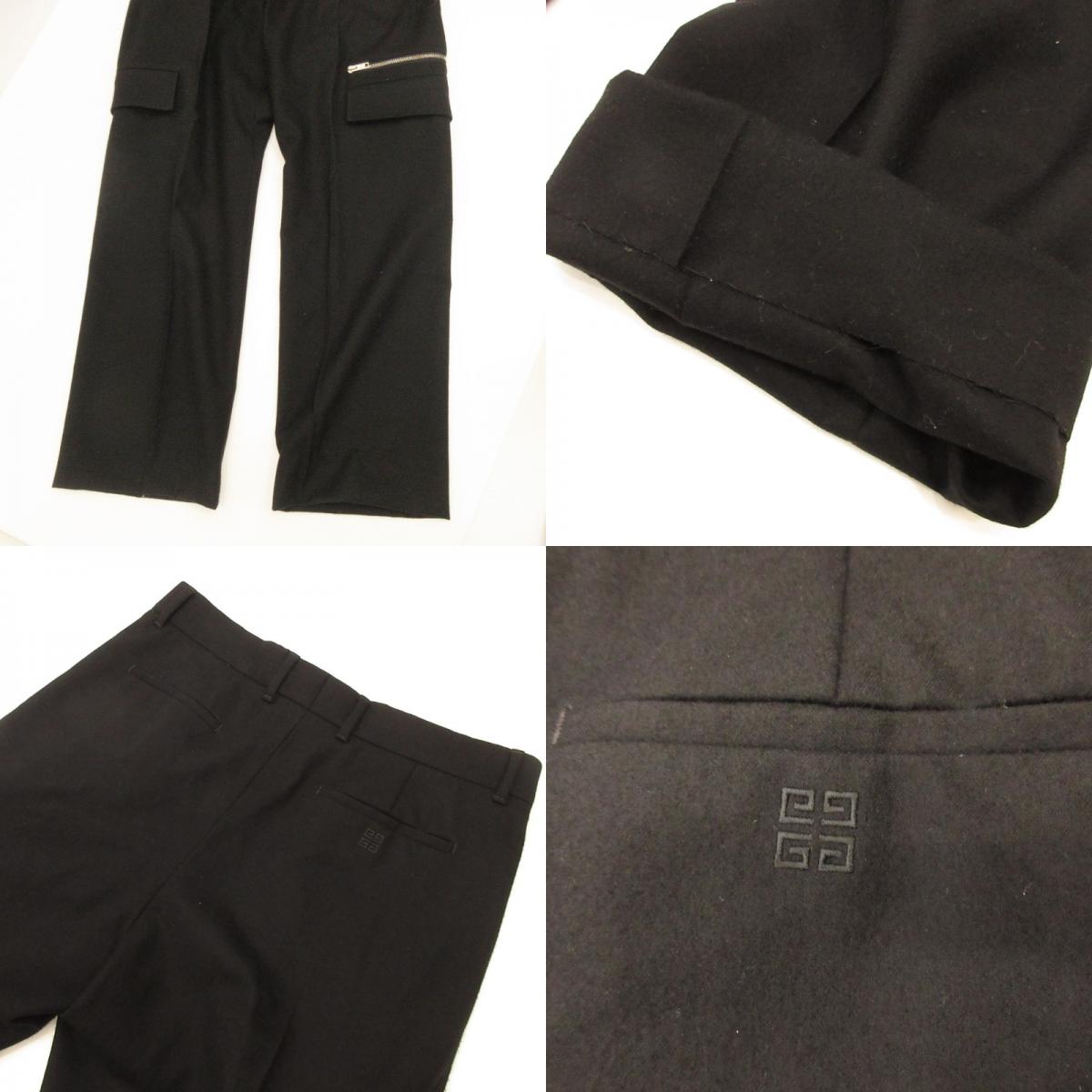 【中古】GIVENCHY | ジバンシィ パンツ BM51DL15D1 001 国内正規品 ブラック サイズ:50