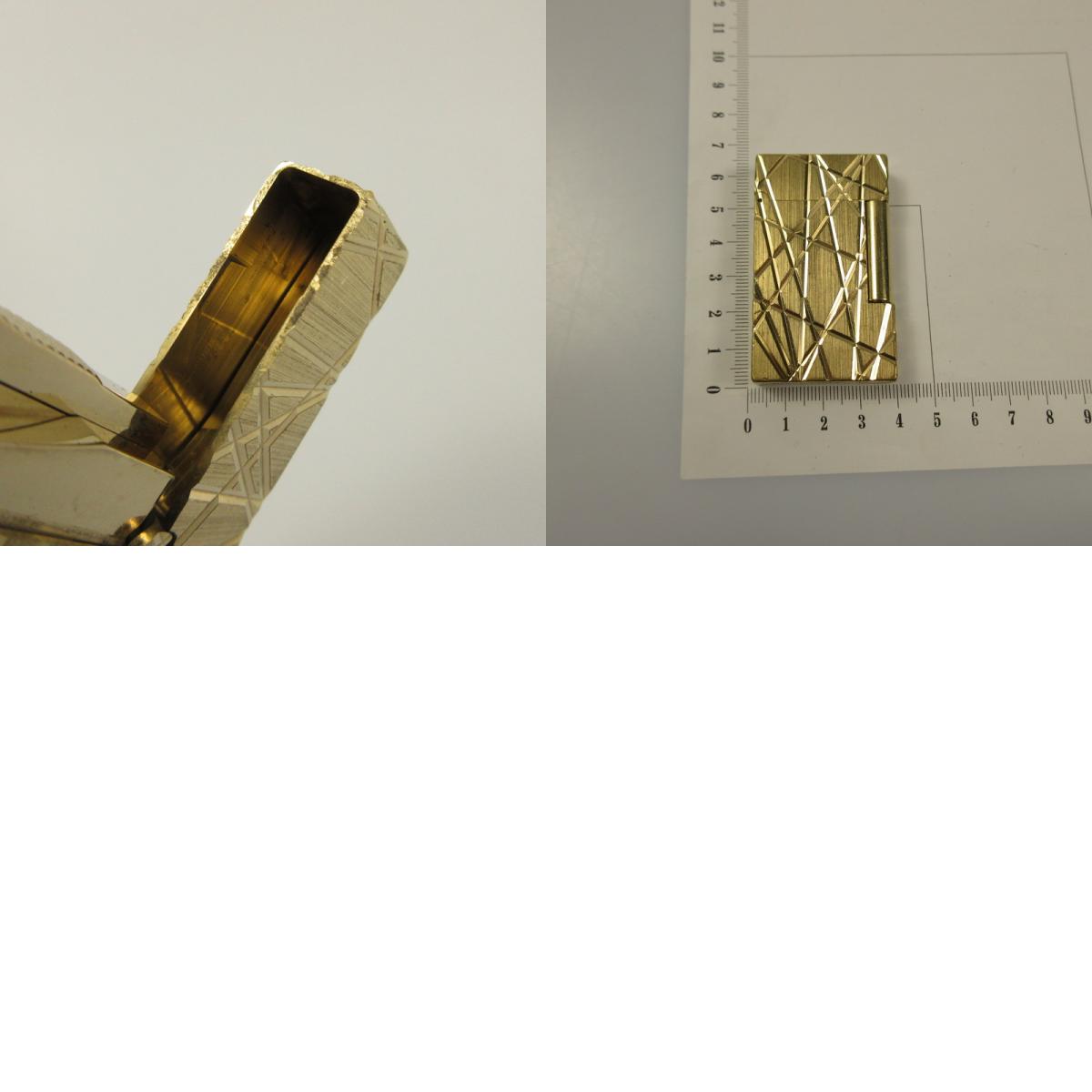 【中古】S.T. Dupont | エスティーデュポン LIGNE2 フェアライン ライター ゴールド