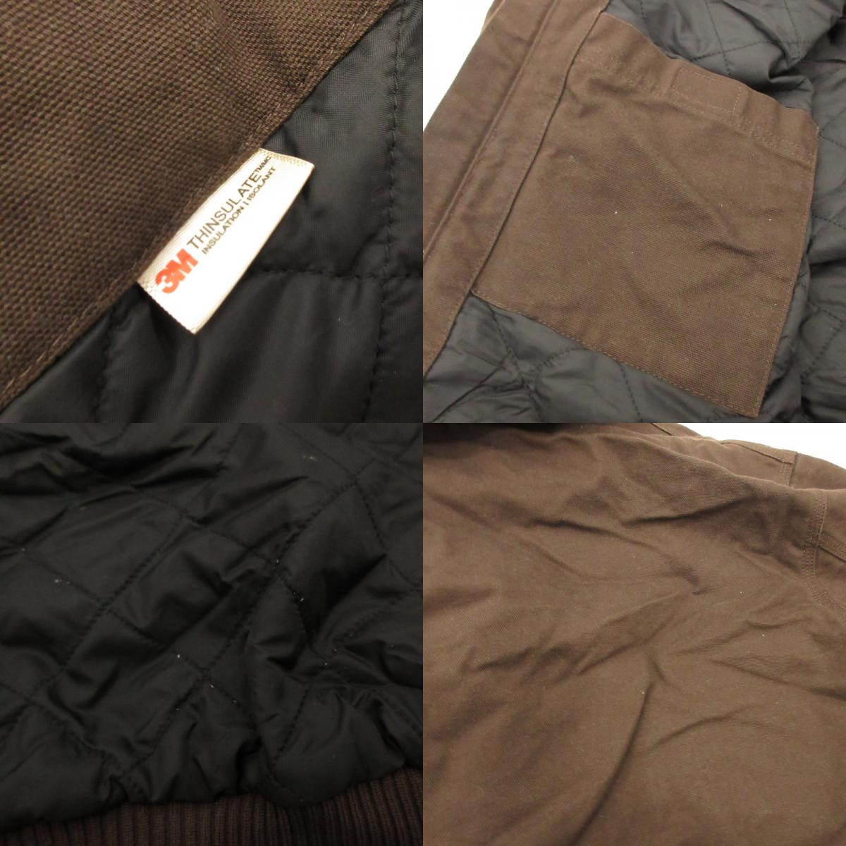 【中古】Carhartt | カーハート WASHED DUCK INSULATED ACTIVE JACKET その他アウター 104050 DKB ブラウン サイズ:M