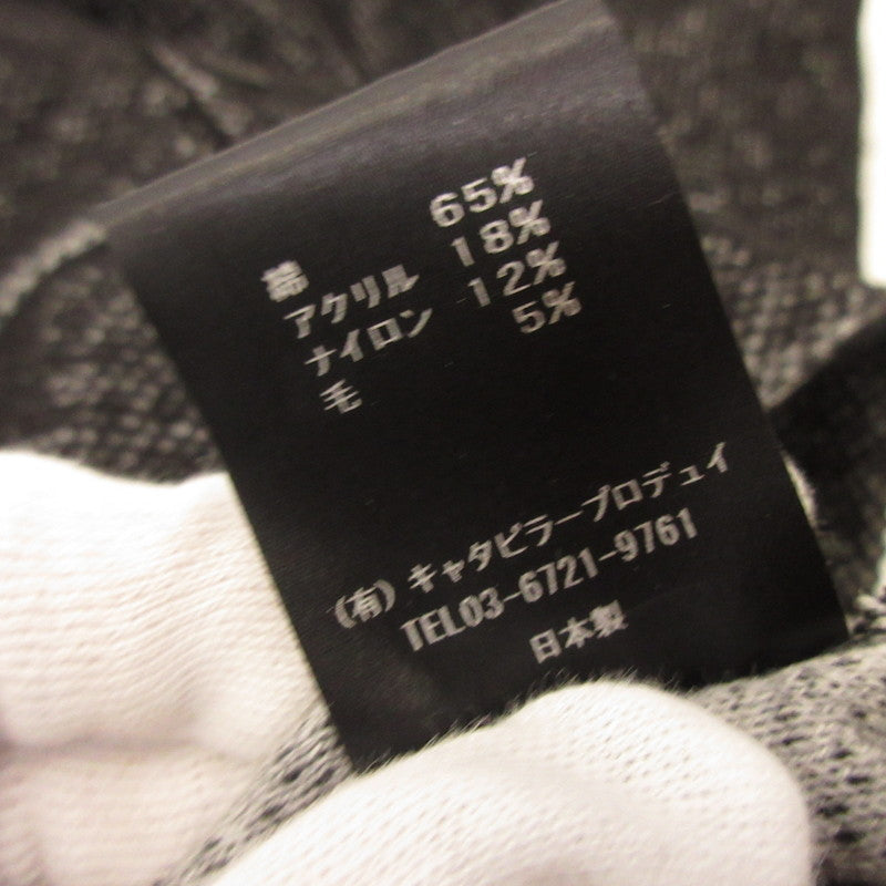 【中古】The Viridi-anne | ザヴィリディアン Wool Mix Jersey Cardigan カーディガン VI-3667-01 ブラック サイズ:3