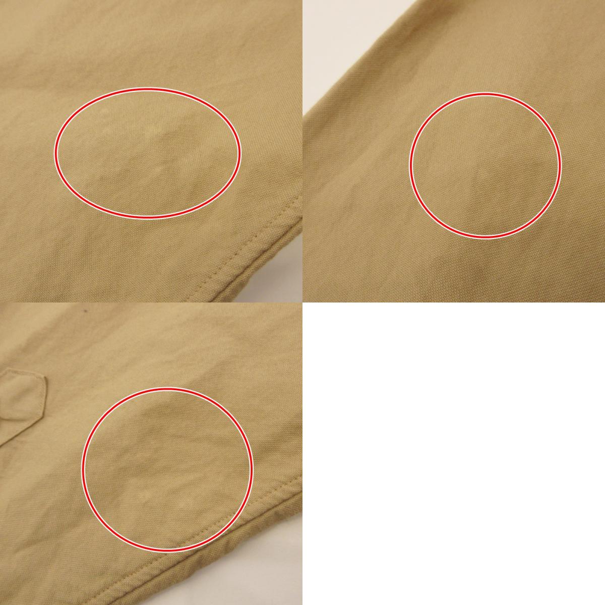 【中古】RALPH LAUREN | ラルフローレン CLASSIC FIT 長袖シャツ ベージュ サイズ:XL