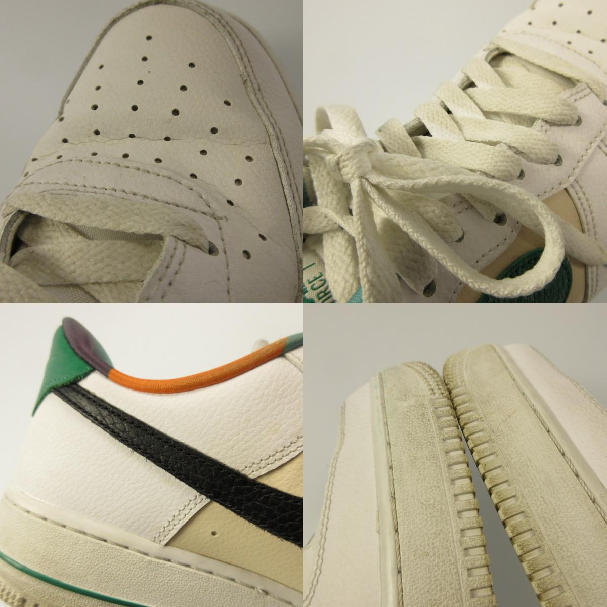 【中古】NIKE | ナイキ AIR FORCE 1 07 LV8 EMB スニーカー DM0109-100 グリーン 27cm