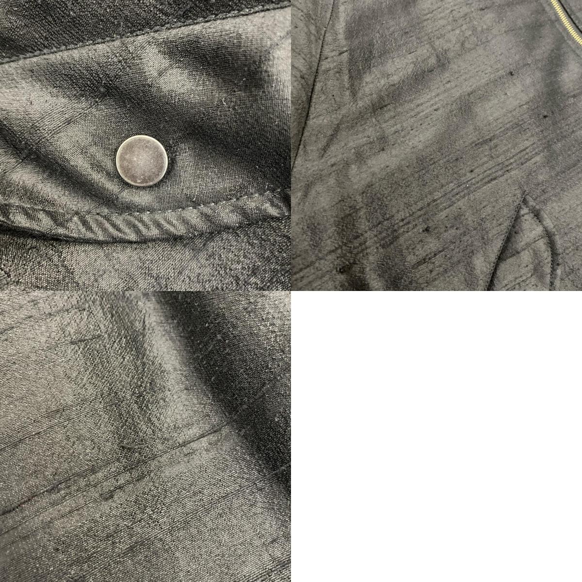 【中古】LIDNM | リドム WILD SILK L2-B ブルゾン lm24aw04631 ブラック サイズ:M