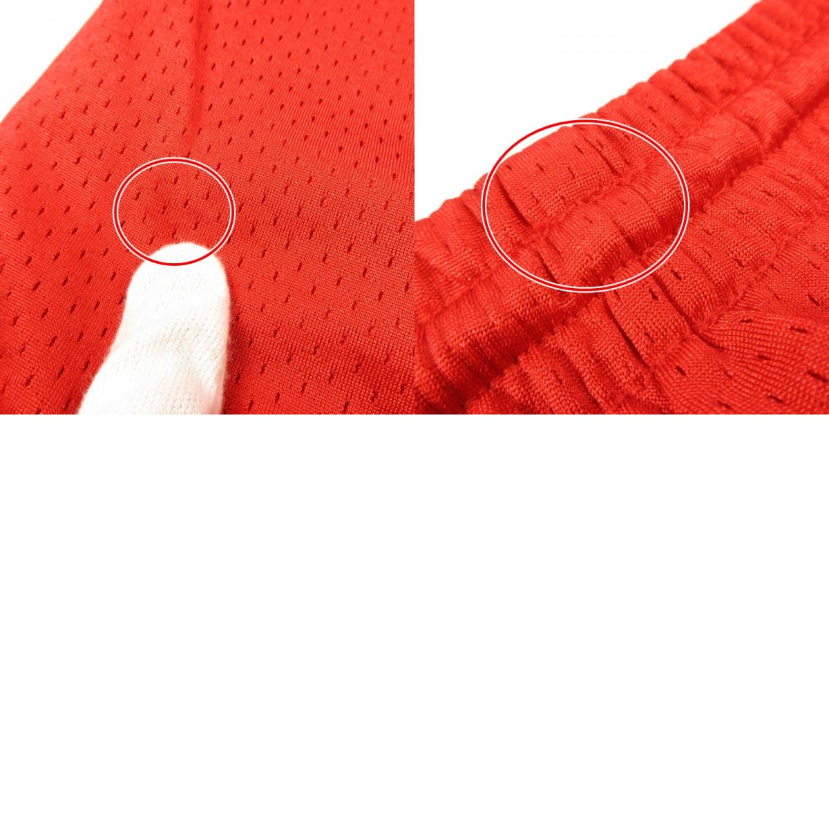 【中古】CHROME HEARTS | クロムハーツ PRO FORM TEAM MESH VARSITY SHORTS ショートパンツ 国内正規品 ×MATTY BOY レッド サイズ:S