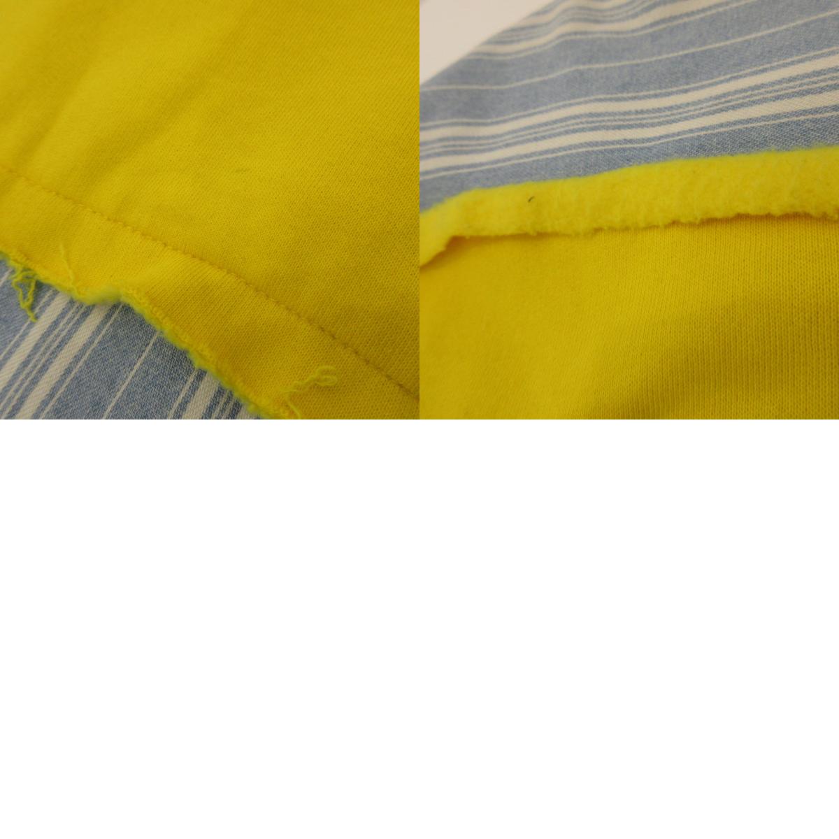 【中古】BALENCIAGA | バレンシアガ Oversized Button-Down Collar Striped Denim Shirt 長袖シャツ 509347 TYE27 国内正規品 サイズ:38