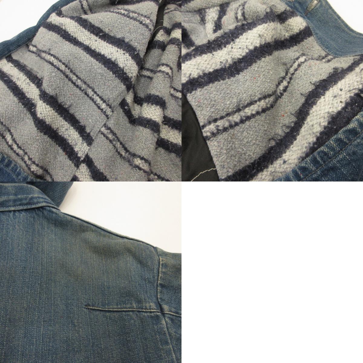 BLUE BLUE | Blue Blue Denim Jacket Hoodie Denim Blue Size: 3