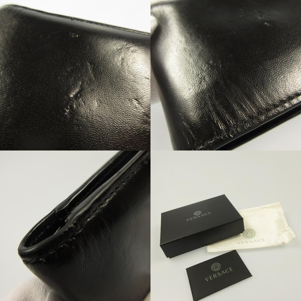 VERSACE | Versace Bi-fold Wallet 1006117 Black