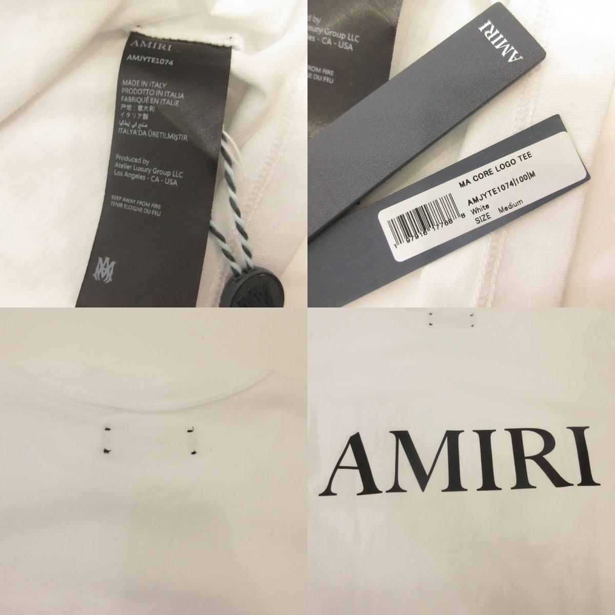 AMIRI | AMIRI MA CORE LOGO TEE Short-Sleeve T-Shirt AMJYTE1074 Authentic Domestic Product White Size: M