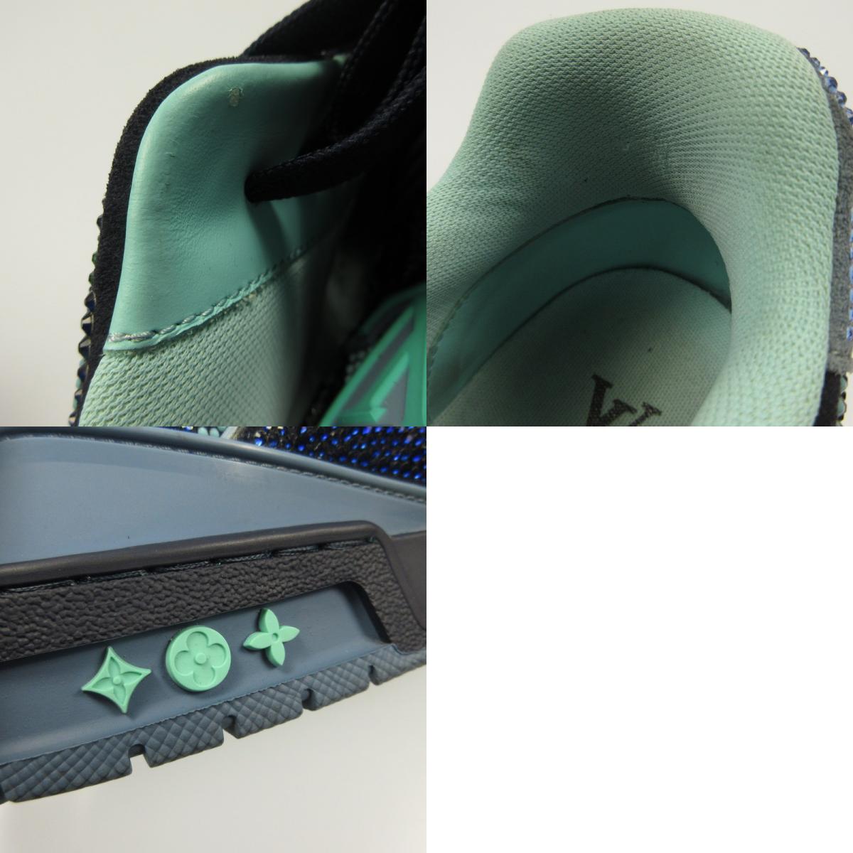LOUIS VUITTON | Louis Vuitton LV Trainer Line Alphabet Camouflage Sneakers