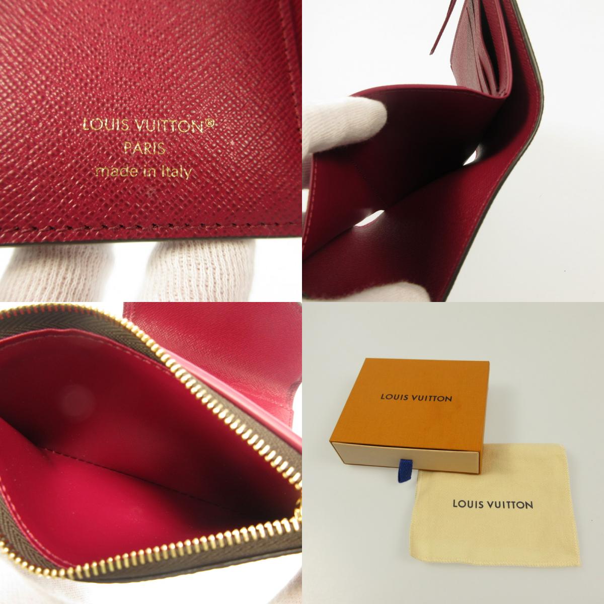 LOUIS VUITTON | ルイ・ヴィトン ポルトフォイユヴィクトリーヌ 三つ折り財布 M41938 フューシャ