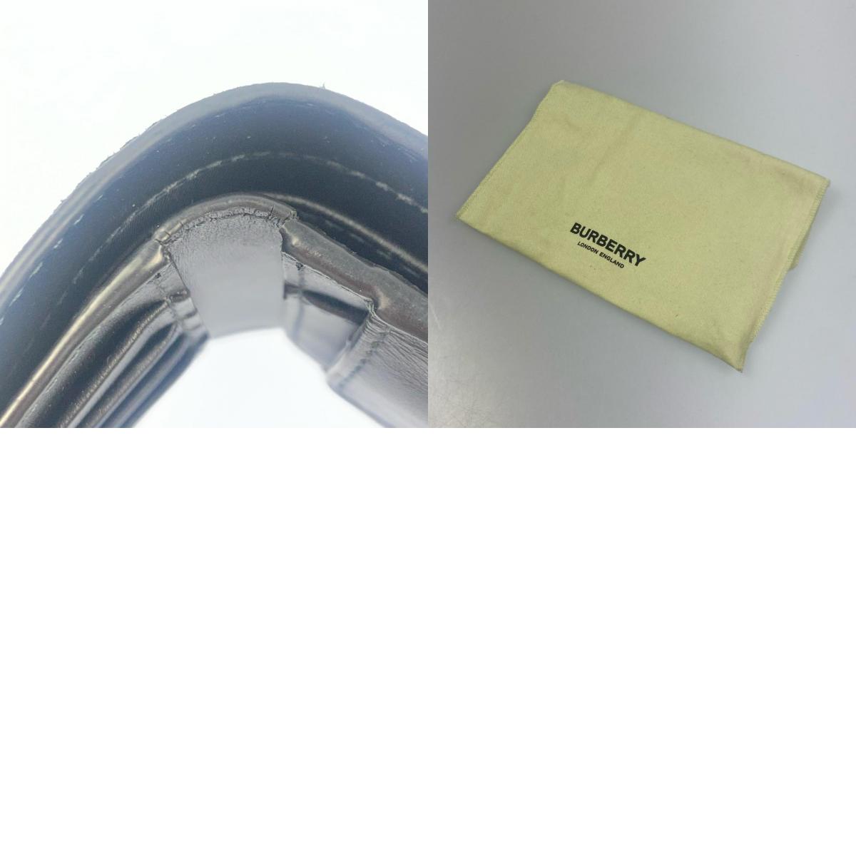 BURBERRY | バーバリー 二つ折り財布 8070201 ブラック【姫路東店】