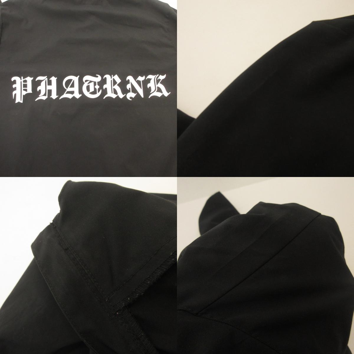 PHATRNK | ファットランク OLD P LOGO NYLON ZIP PK ナイロンジャケット ブラック サイズ:S